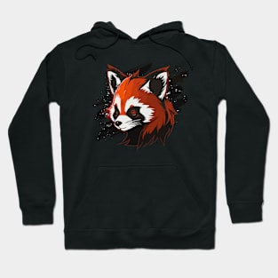 Graffiti Paint Red Panda Creative Hoodie